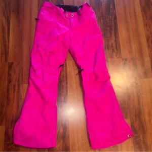 The North Face Hyvent Snow Ski Pants Medium Pink Waterproof Insulated Women’s